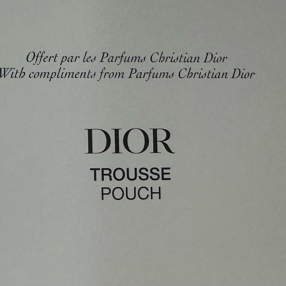NIB Dior Men's Deep Blue Scuba Material Toiletry Dopp Kit - Picture 13 of 16